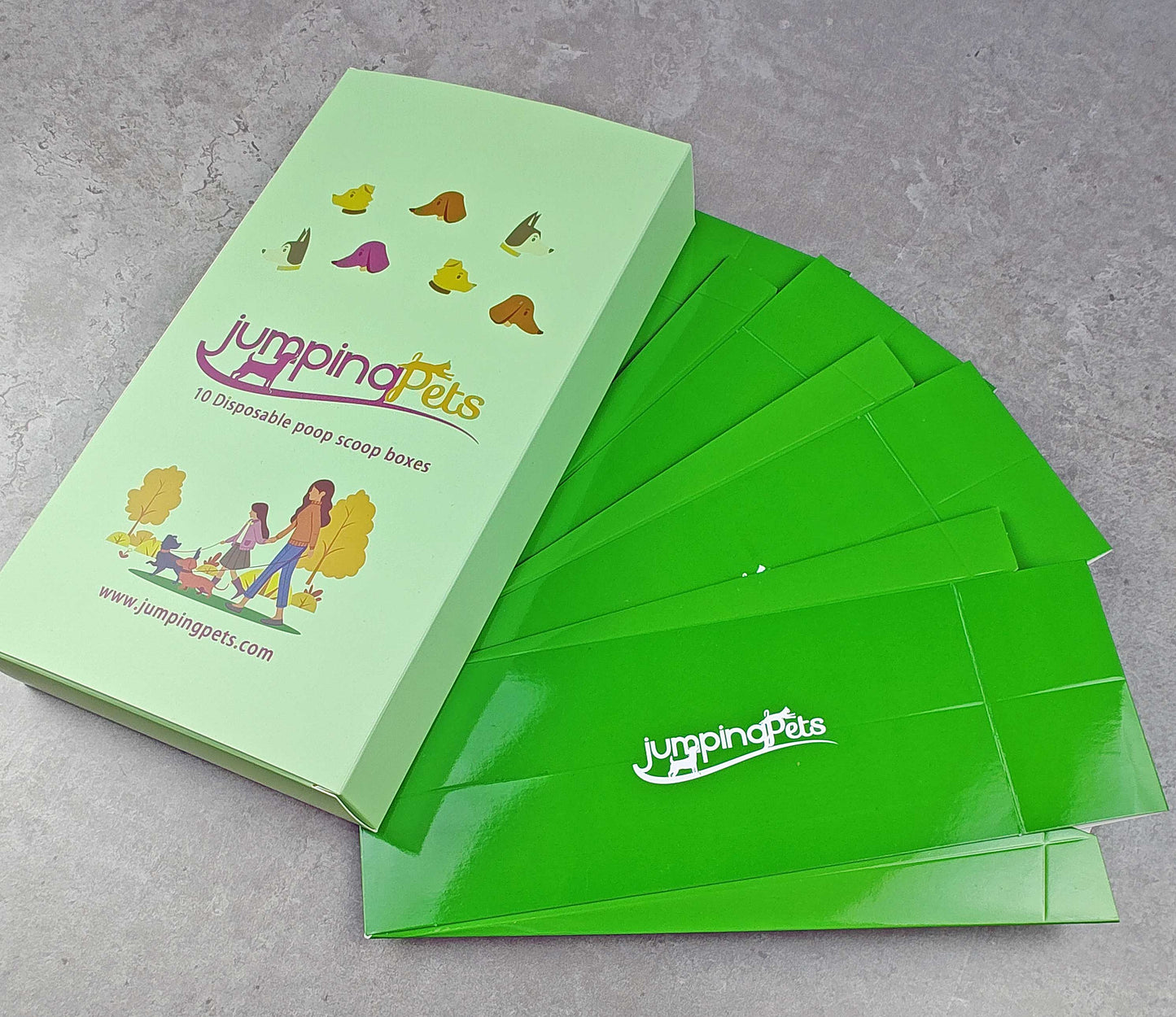 Disposable eco-friendly poop scooper